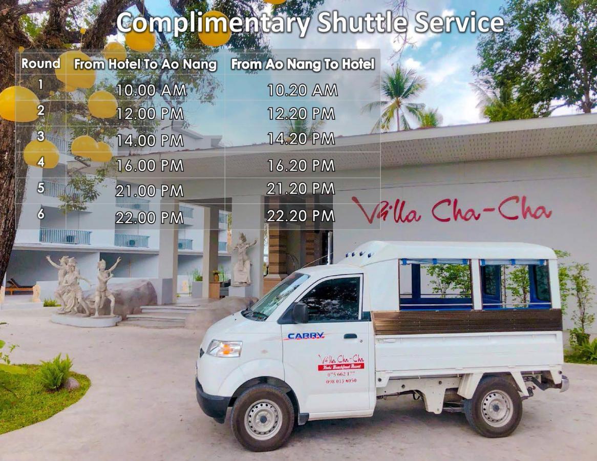 Villa Cha-Cha Krabi Beachfront Resort Ao Nam Mao Exterior foto